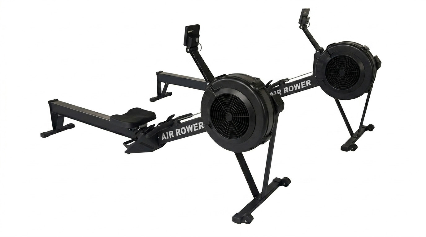 Indoor Rower preto para treino cardiovascular