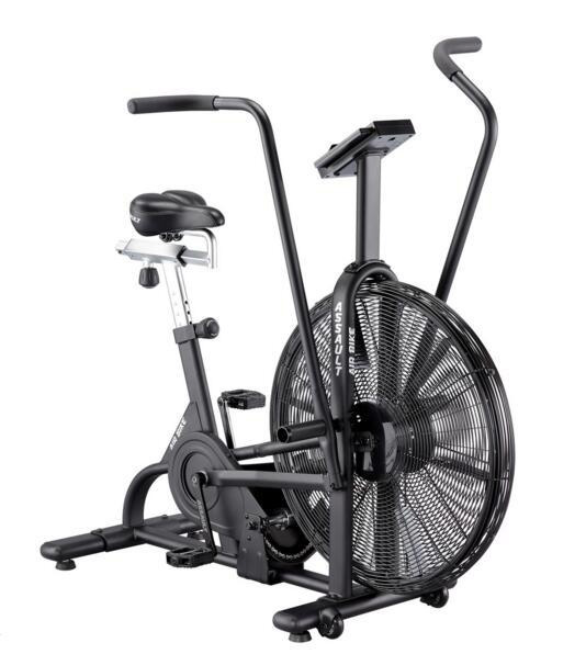 Air Bike com ventoinha frontal para resistência por ar